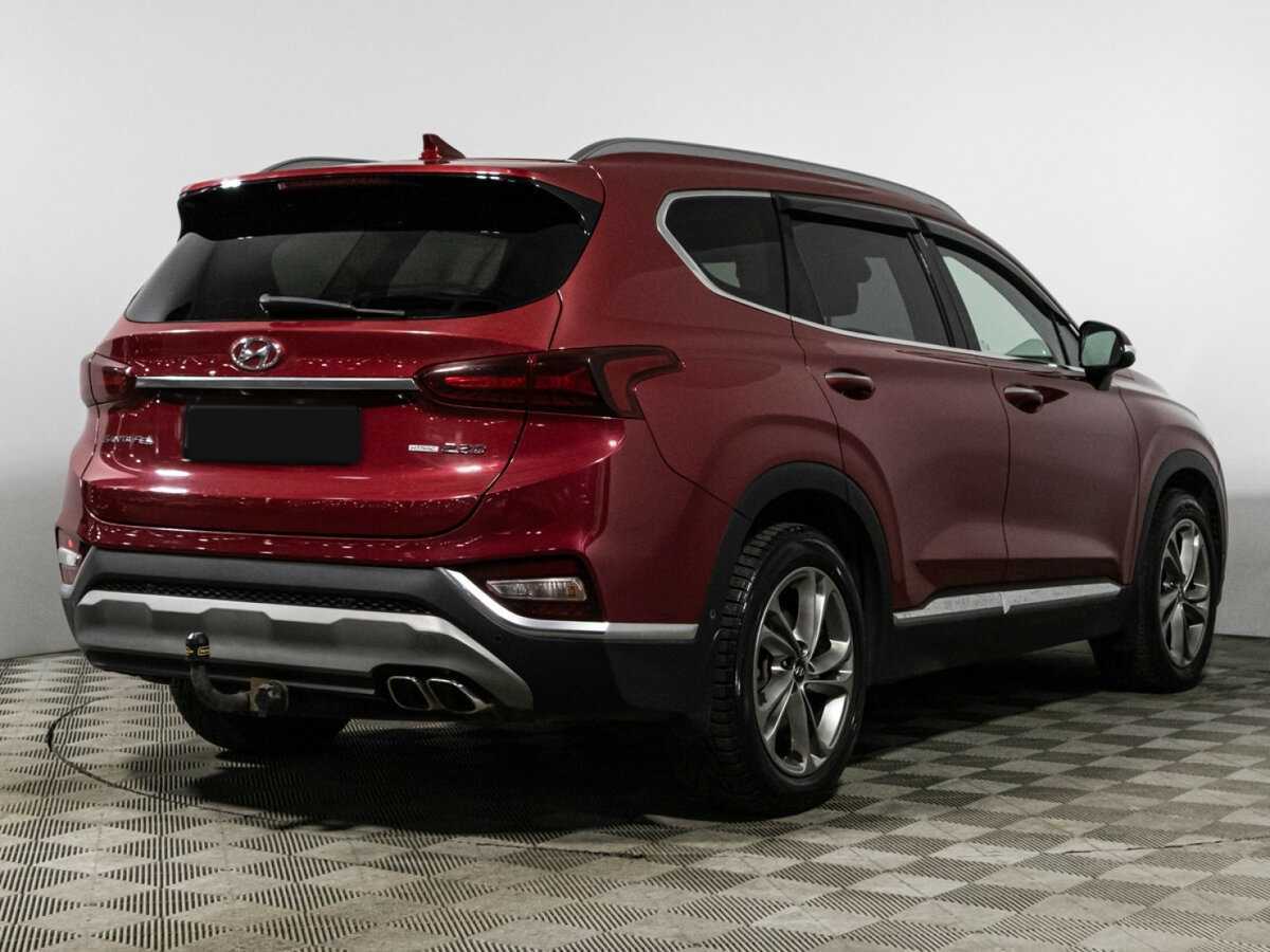 Hyundai Santa Fe 2019 года с пробегом. Фото: #4